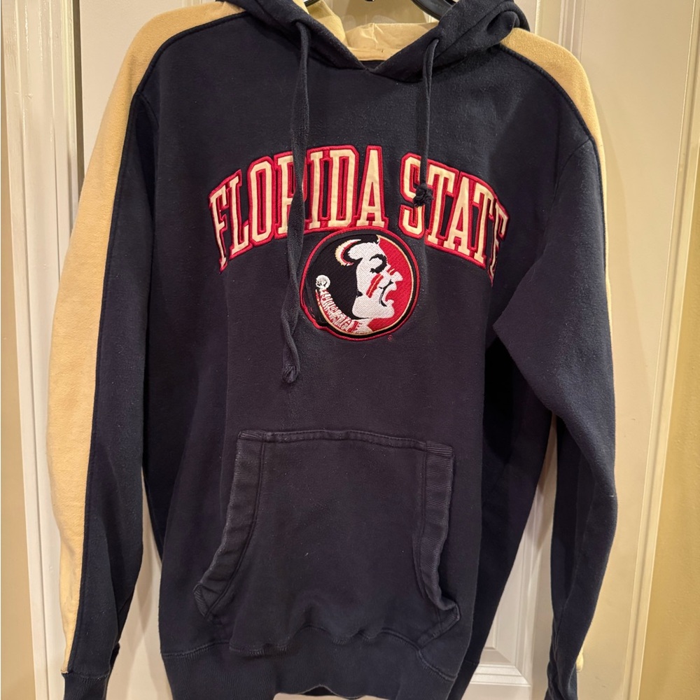 Florida State Men's Navy and Tan Hoodie